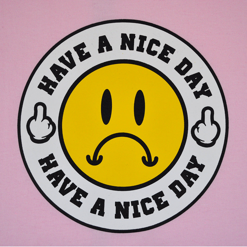 Mens True Have A Nice Day T-Shirt Pink - Shop True Clothing