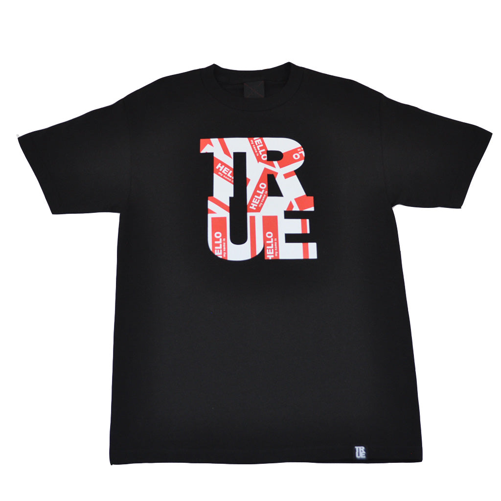 Mens True Hello T-Shirt Black - Shop True Clothing