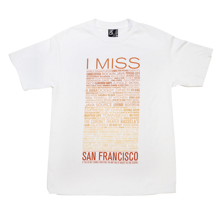 Mens SFCA I Miss The Old SF T-Shirt White - Shop True Clothing
