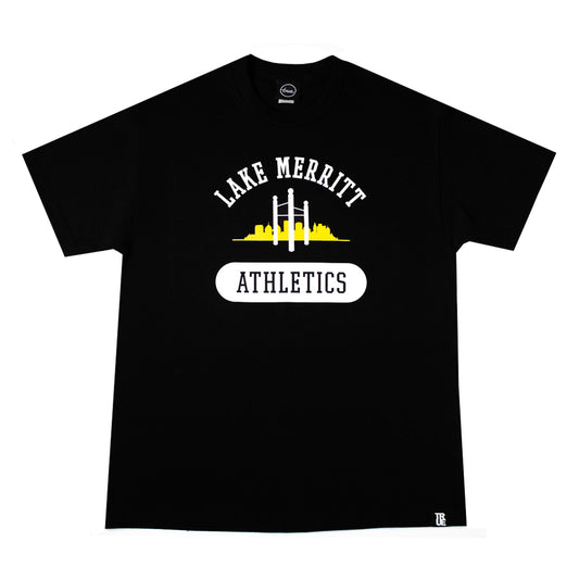 Mens True Lake Merritt Athletics T-Shirt Black
