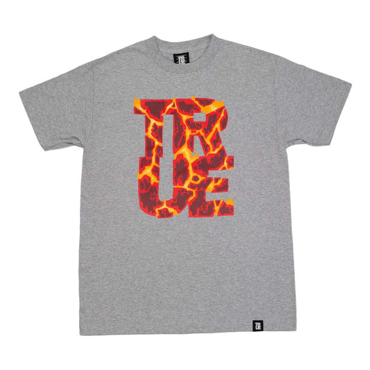 True Men's Logo Warming T-Shirt Heather Grey