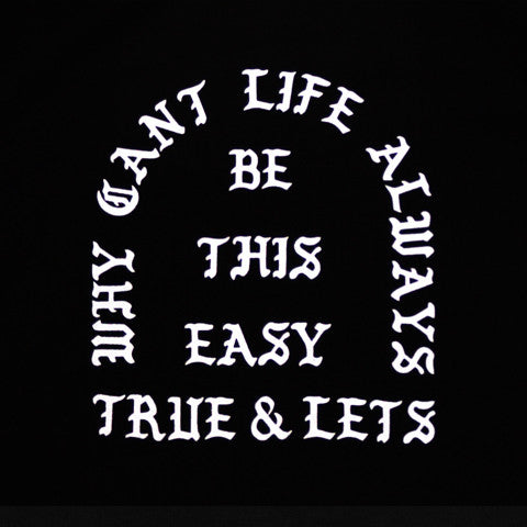 True x Let's Stay Cool Kids T-Shirt Black - Shop True Clothing