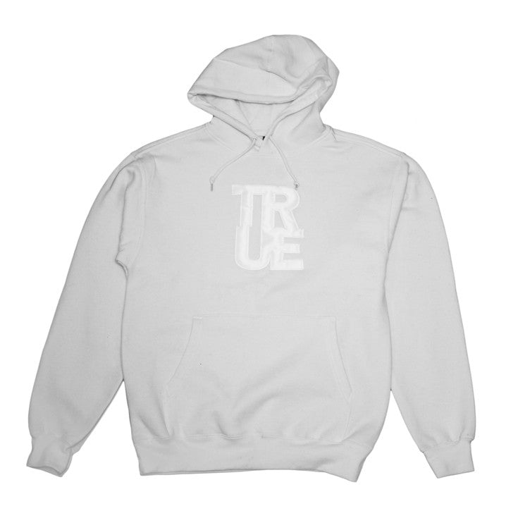 Mens True Logo Hoodie White - Shop True Clothing