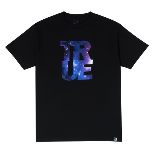 Mens True Logo Galaxy T-Shirt Black - Shop True Clothing