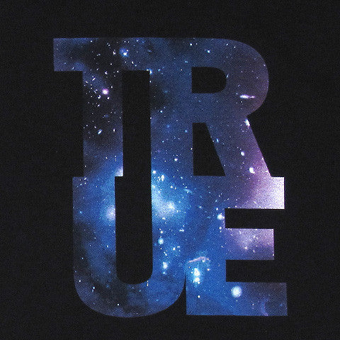 Mens True Logo Galaxy T-Shirt Black - Shop True Clothing