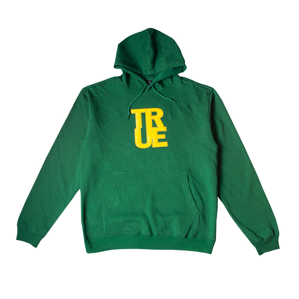 Mens True Logo Hoodie Green/Yellow – Shop True Clothing