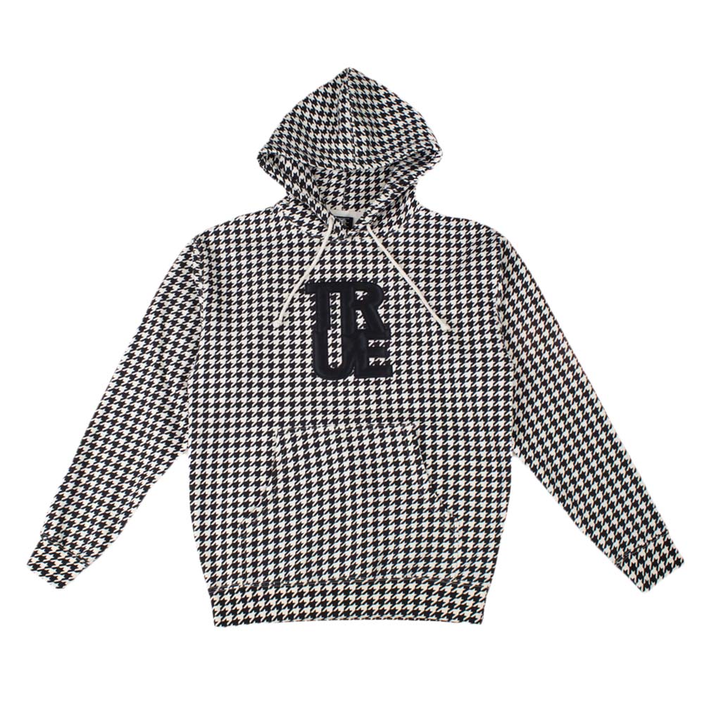 Men's True Logo Hoodie Houndstooth