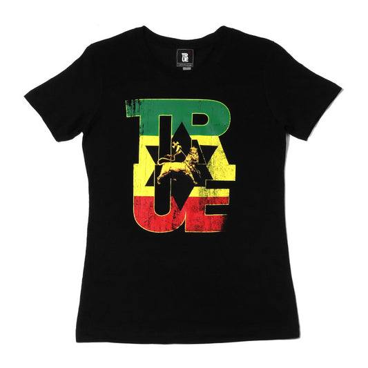 Womens True Logo Lion T-Shirt Black - Shop True Clothing