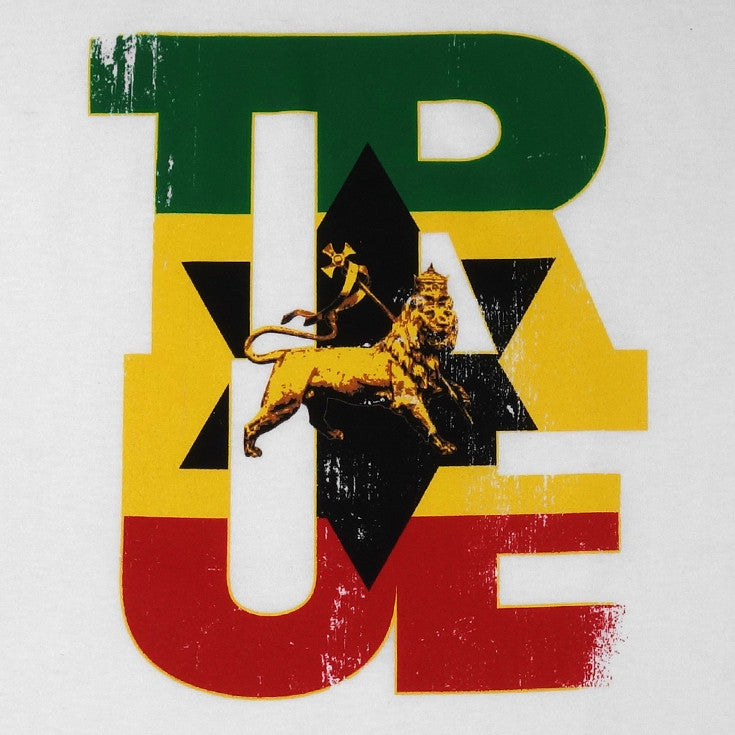 Mens True Logo Lion T-Shirt White - Shop True Clothing