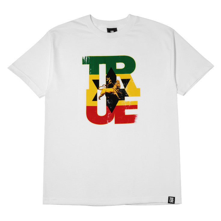 Mens True Logo Lion T-Shirt White - Shop True Clothing