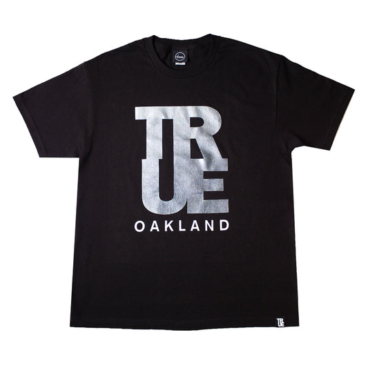 Men's True Logo Oakland T-Shirt Black