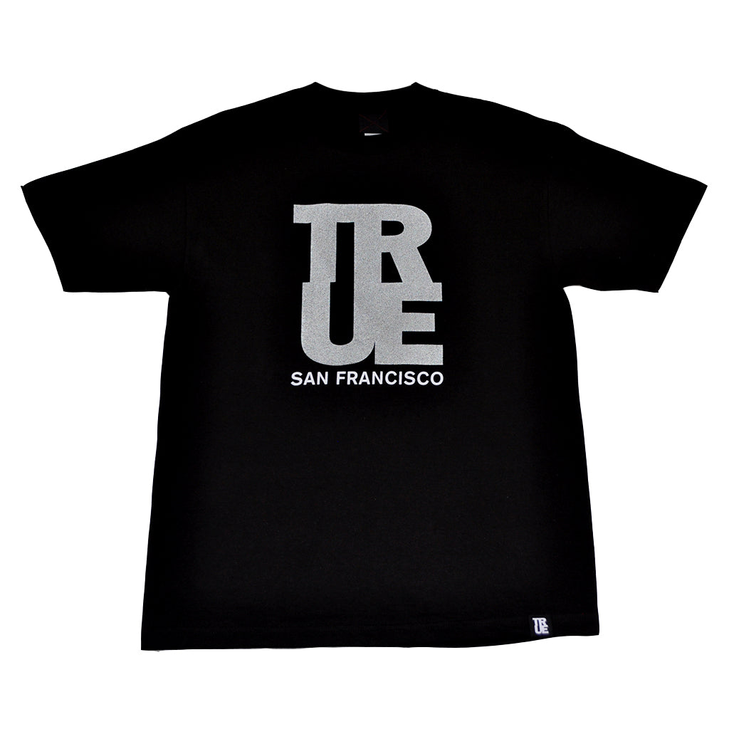 Mens True Logo SF T-Shirt Black/3M – Shop True Clothing