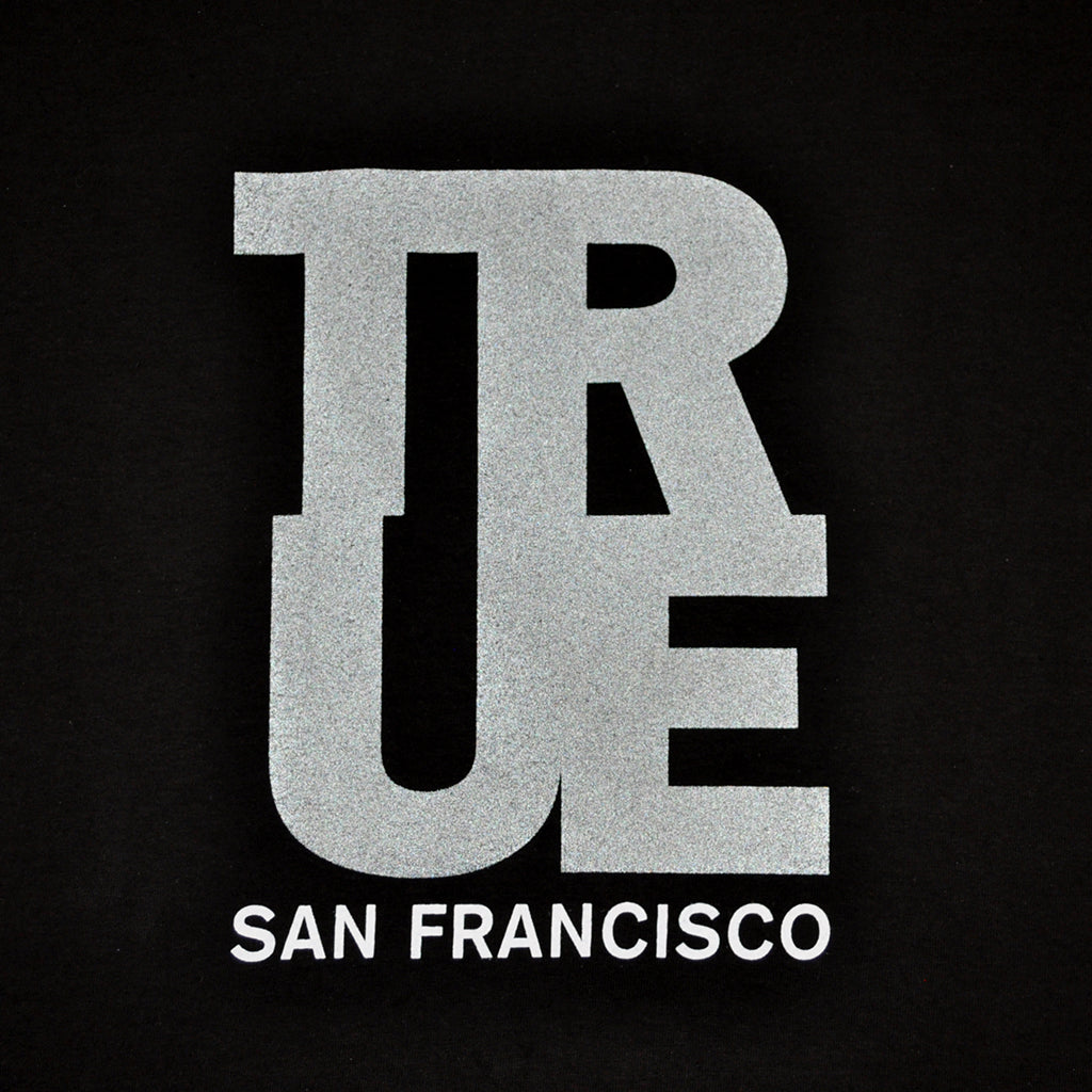 Mens True Logo SF T-Shirt Black/3M - Shop True Clothing