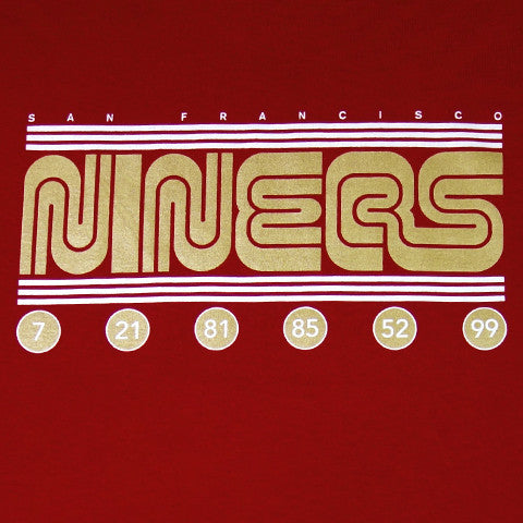 Womens Thrill Of Victory Muni Niner T-Shirt Red - Shop True Clothing