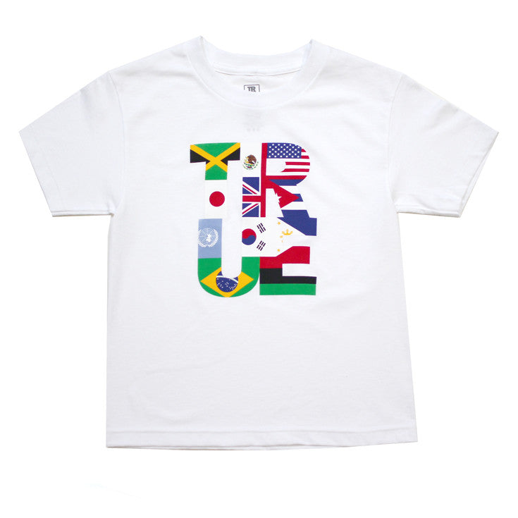 Kids True Nations T-Shirt White - Shop True Clothing