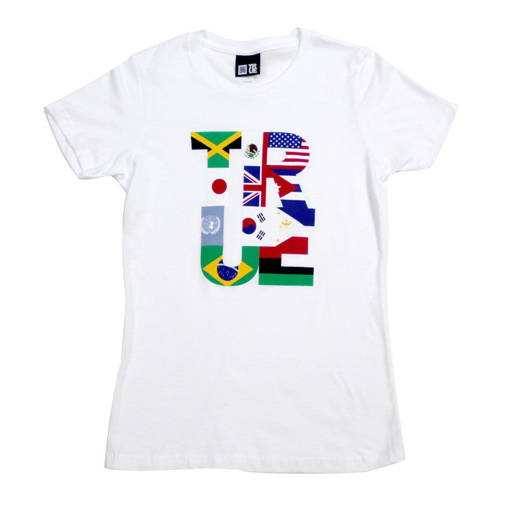 Womens True Nations T-Shirt White - Shop True Clothing