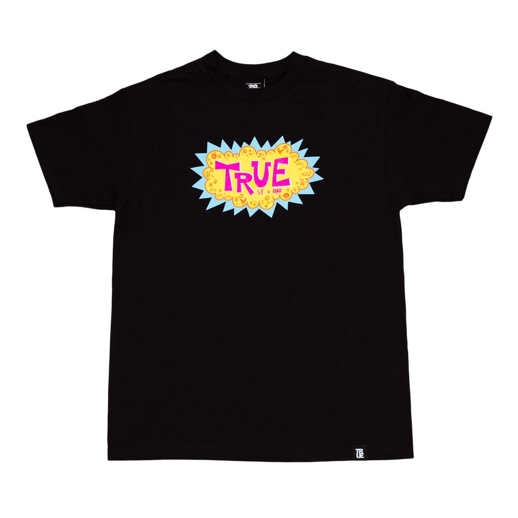 Men's Yo True True T-Shirt Black