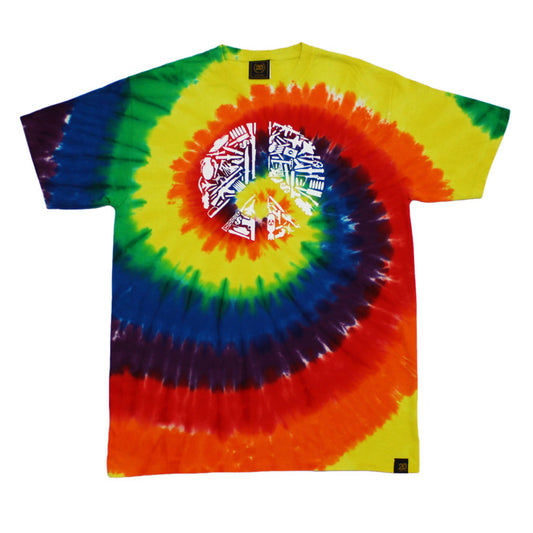 Mens True No Peace T-Shirt Tye Dye - Shop True Clothing