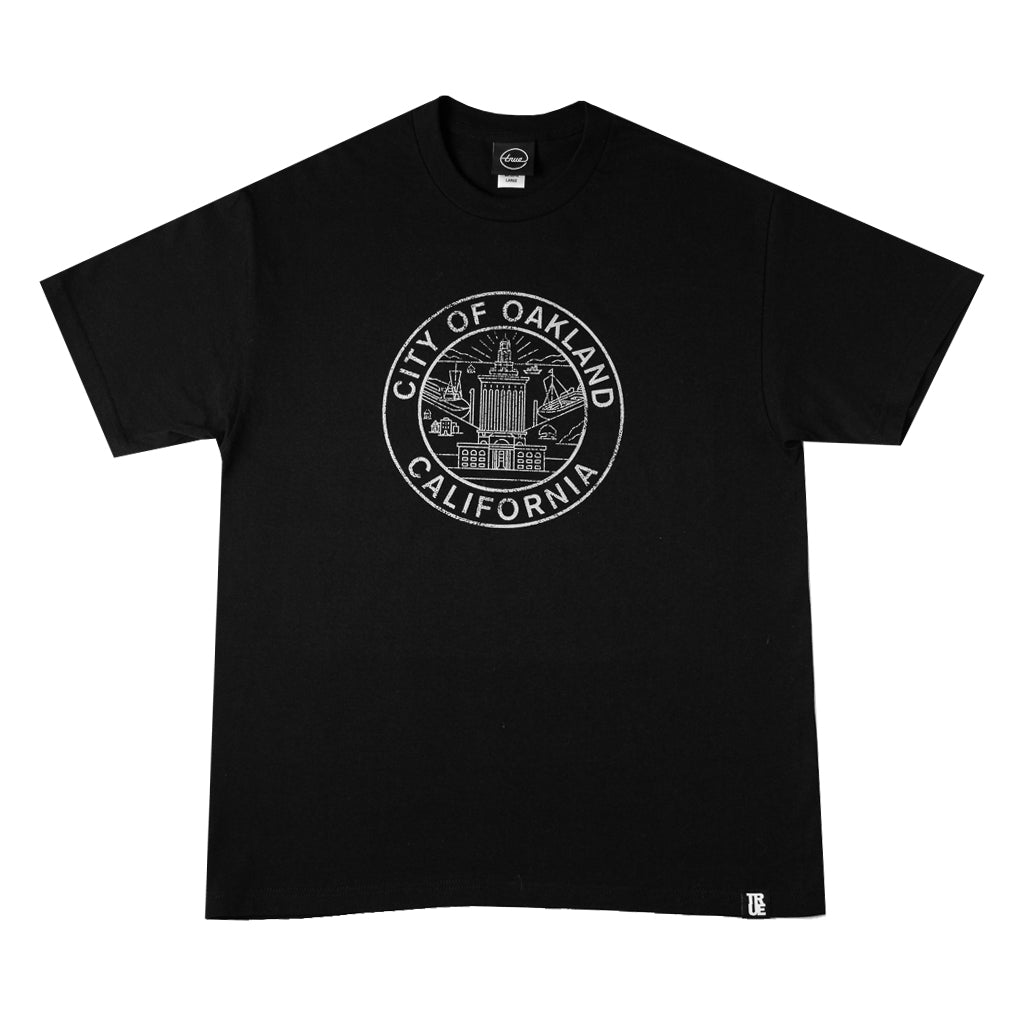 Mens True Oakland Seal T-Shirt Black
