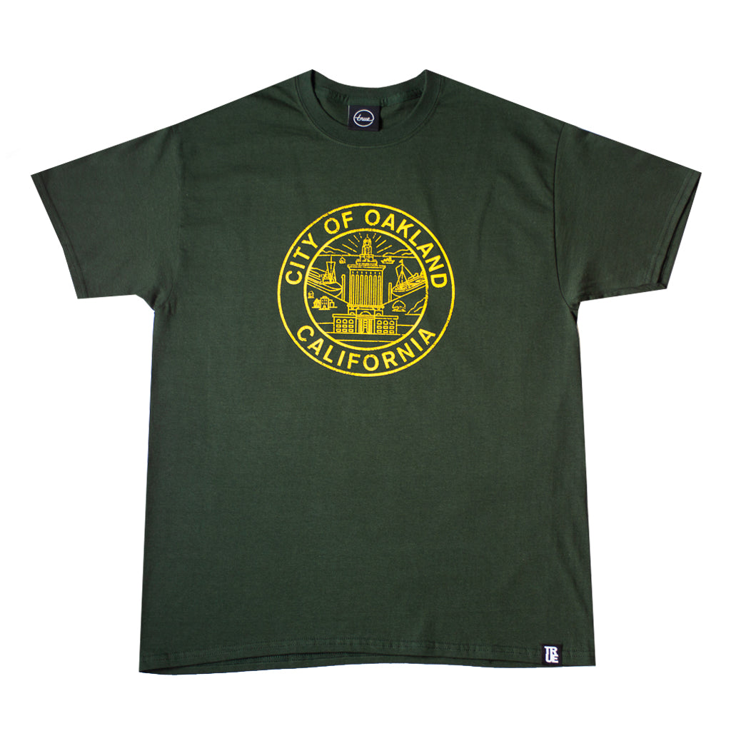 Mens True Oakland Seal T-Shirt Green