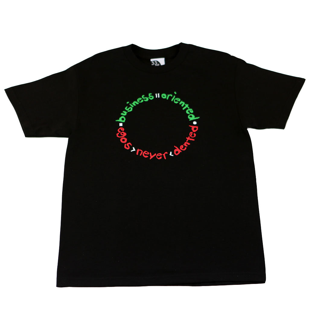 Mens Ongaku Business Oriented T-Shirt Black