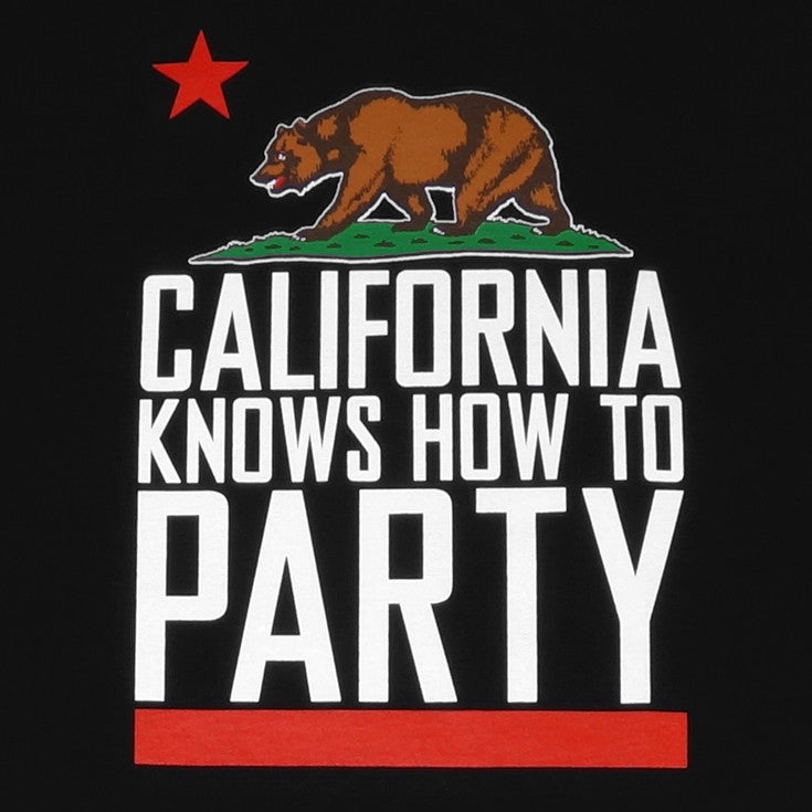 Mens Cali Party T-Shirt Black - Shop True Clothing