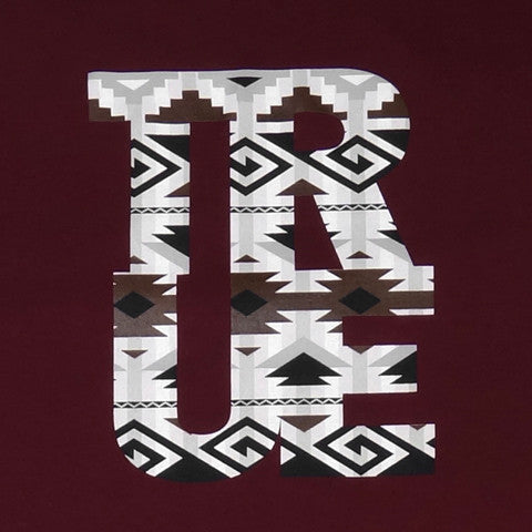Mens True Patriot T-Shirt Burgundy - Shop True Clothing
