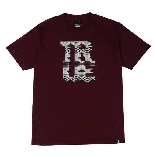 Mens True Patriot T-Shirt Burgundy - Shop True Clothing