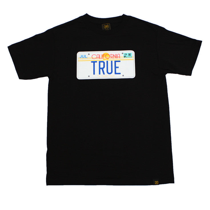 Mens True Plate T-Shirt Black - Shop True Clothing
