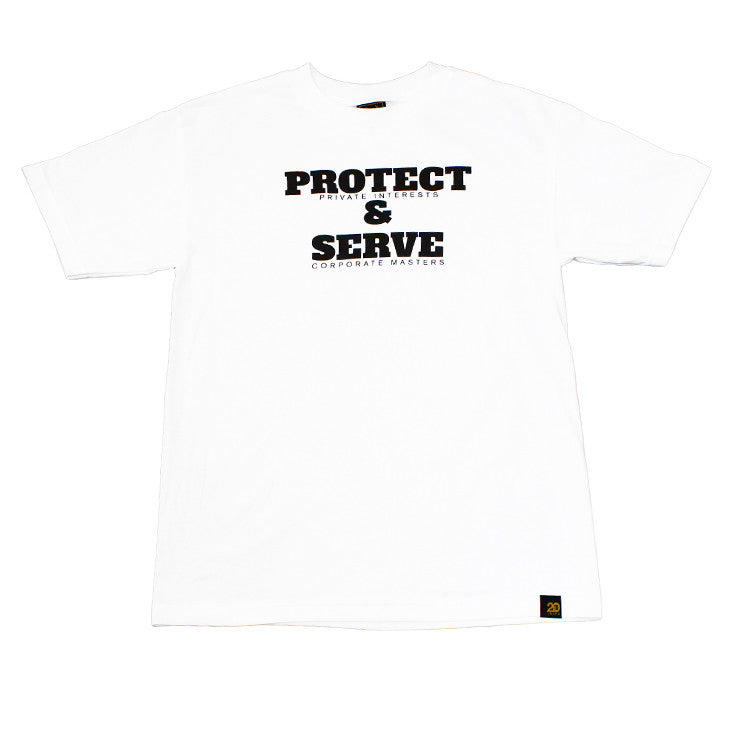 Mens True Protect & Serve T-Shirt White - Shop True Clothing