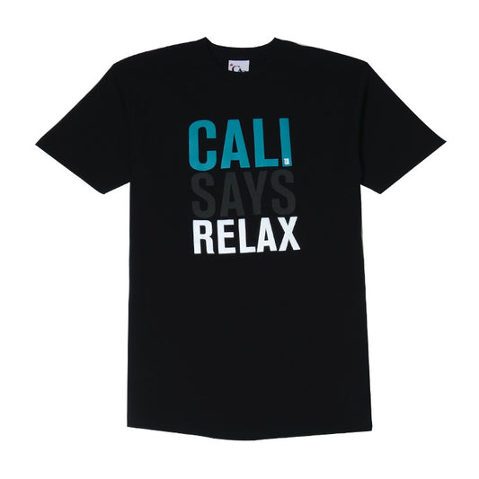 Mens Cali Relax T-Shirt Black - Shop True Clothing