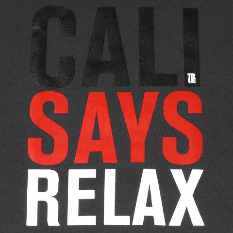 Mens Cali Relax T-Shirt Charcoal - Shop True Clothing
