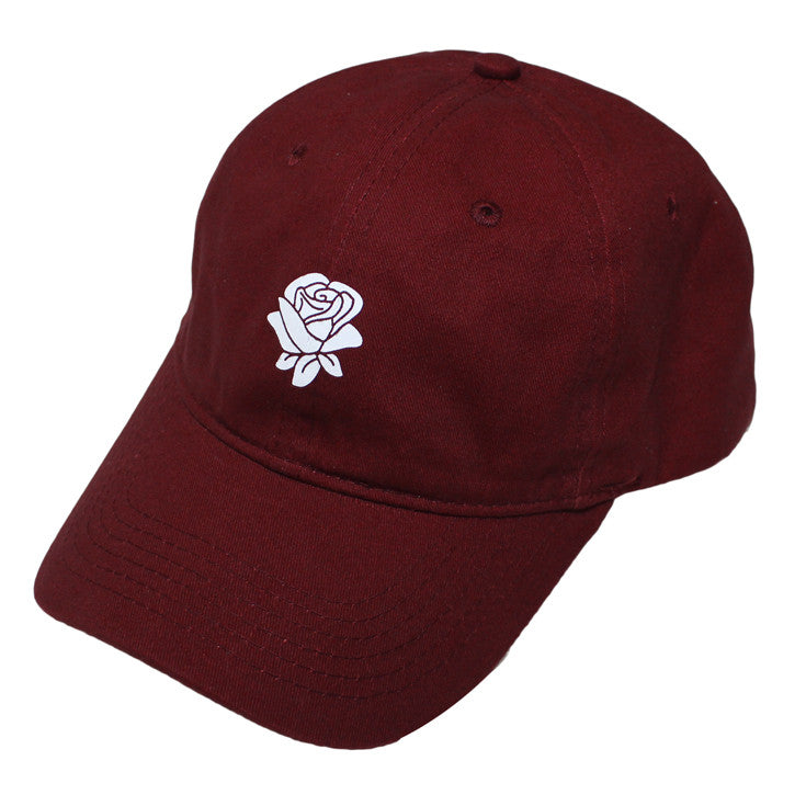 True Rose Dad Hat Burgundy - Shop True Clothing
