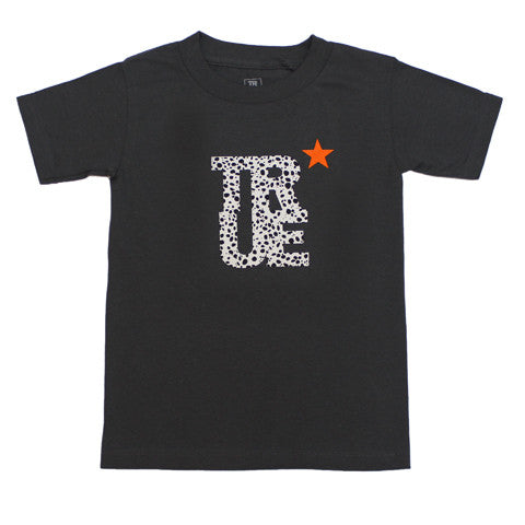 Kids True Logo Star T-Shirt Charcoal - Shop True Clothing