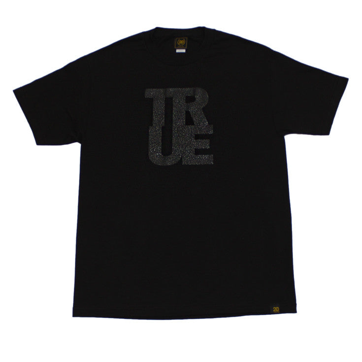 Mens True Logo Safari T-Shirt Black - Shop True Clothing