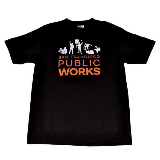 Mens SFCA Public Works T-Shirt Black - Shop True Clothing