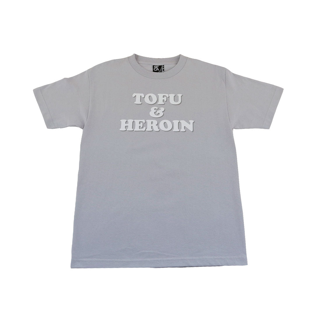 Mens SFCA Tofu & Heroin T-Shirt Silver - Shop True Clothing