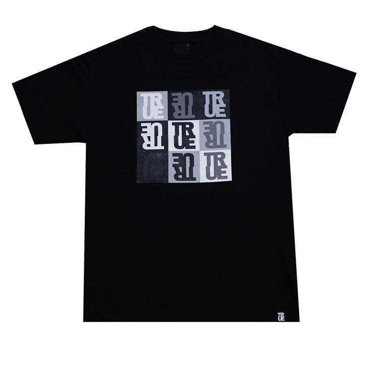 Mens True Squares T-Shirt Black - Shop True Clothing