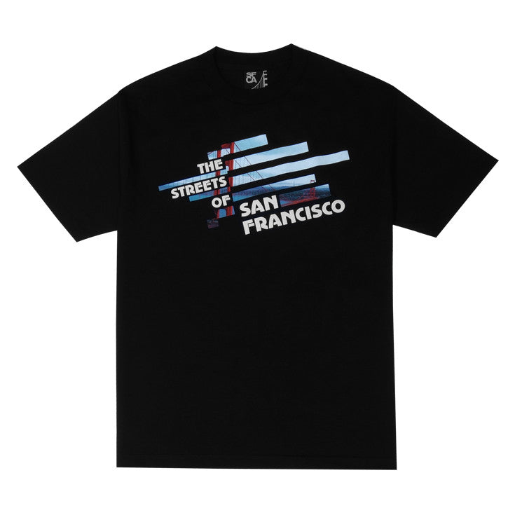 Mens SFCA Streets T-Shirt Black - Shop True Clothing