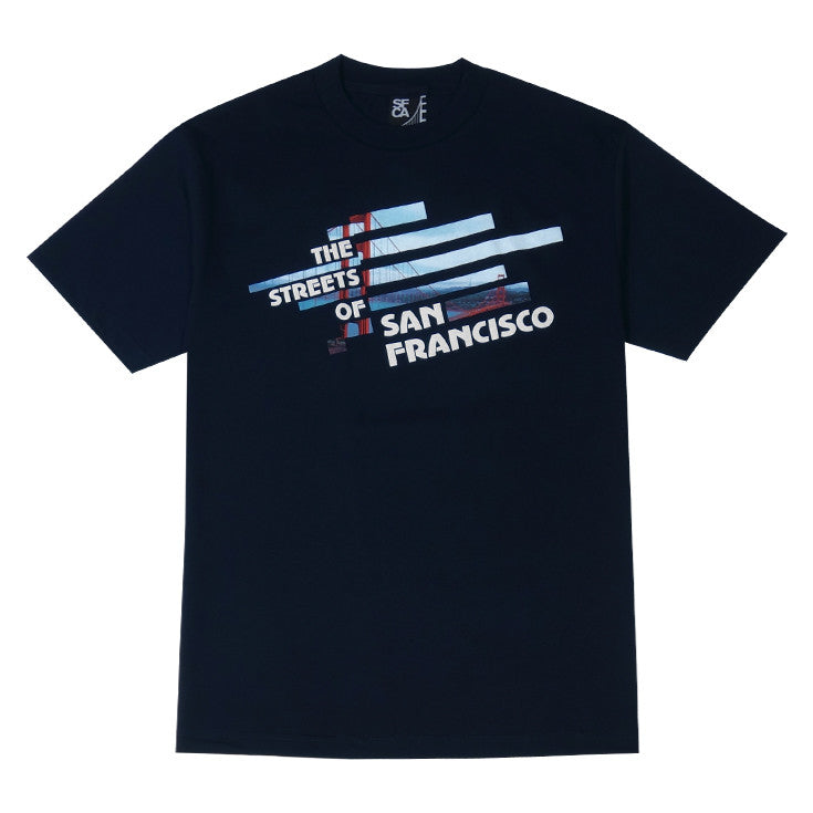 Mens SFCA Streets T-Shirt Navy - Shop True Clothing