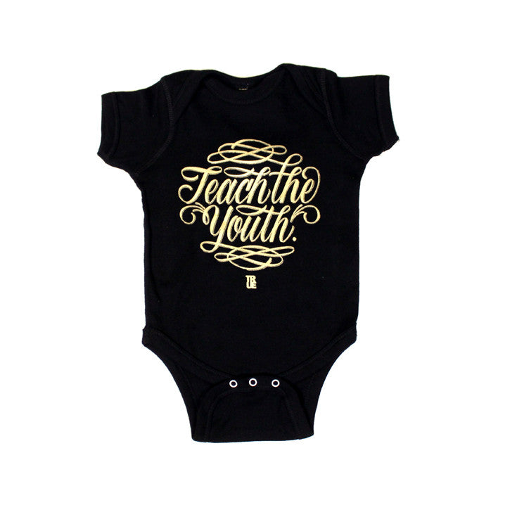 Kids True Teach The Youth One Piece Black - Shop True Clothing