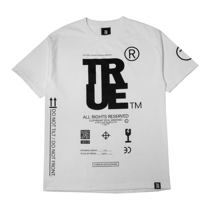 Mens True This Side Up T-Shirt White - Shop True Clothing