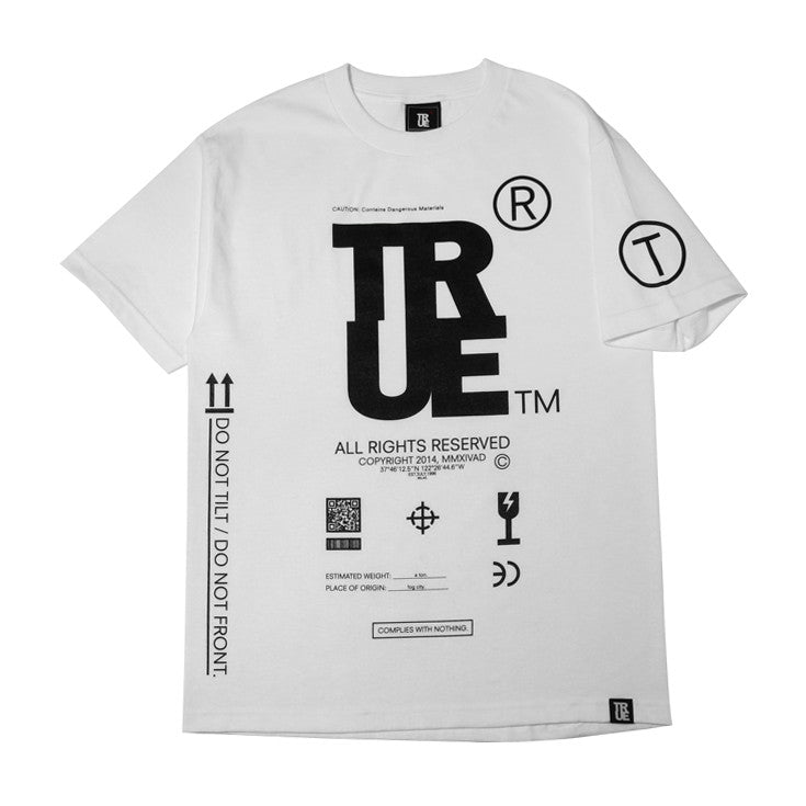 Mens True This Side Up T-Shirt White - Shop True Clothing