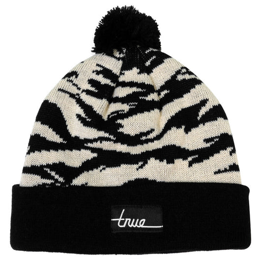 True Tiger Camo Pom Beanie Natural - Shop True Clothing