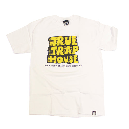 Mens True Trap House T-Shirt White - Shop True Clothing
