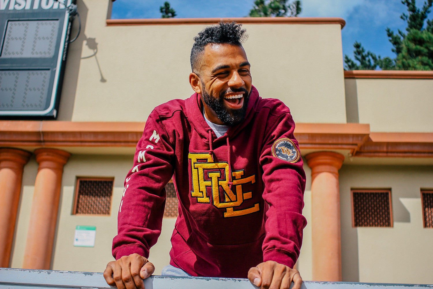 Mens True Interlocked Hoodie Maroon - Shop True Clothing