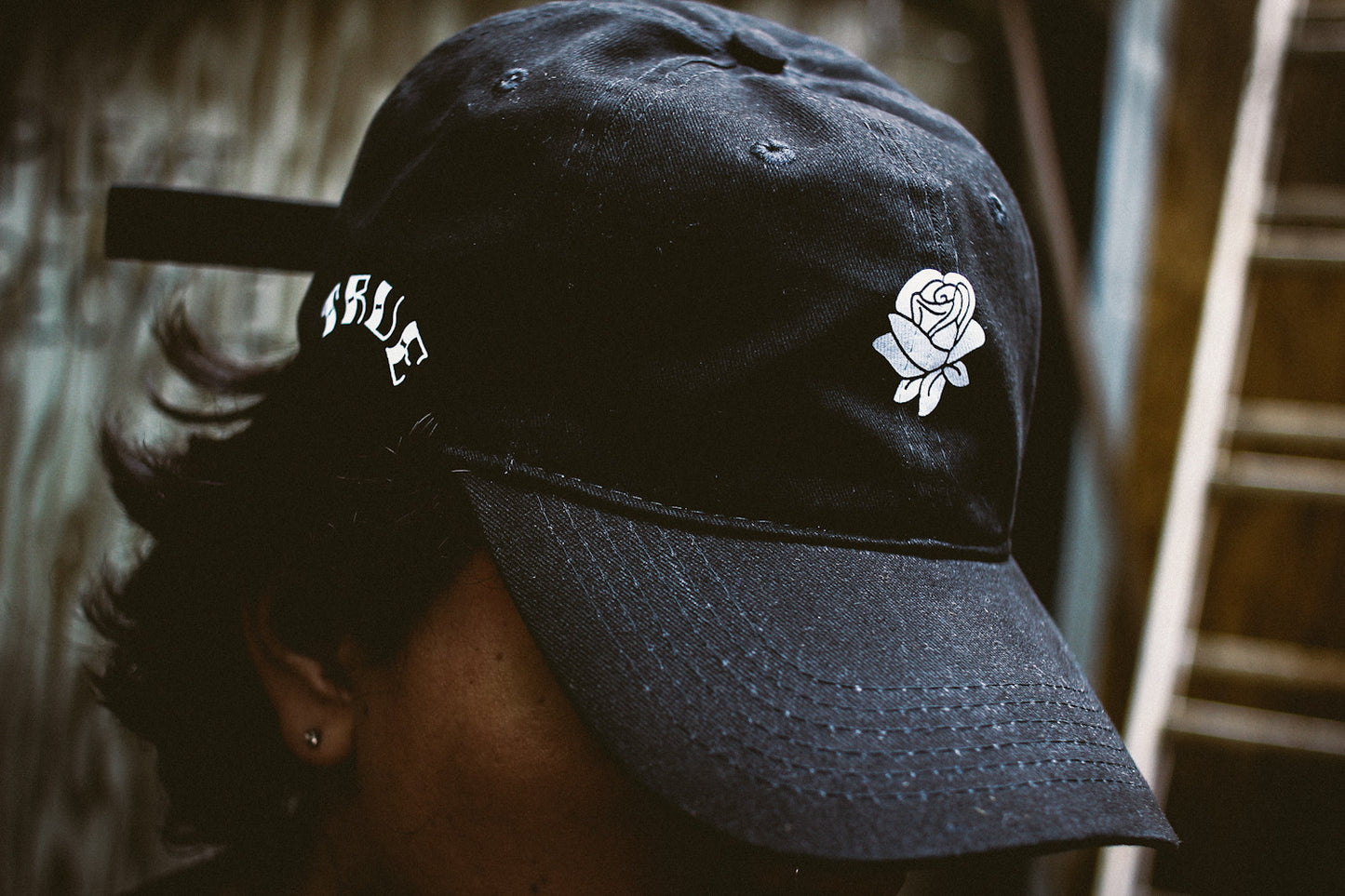 True Rose Dad Hat Black - Shop True Clothing