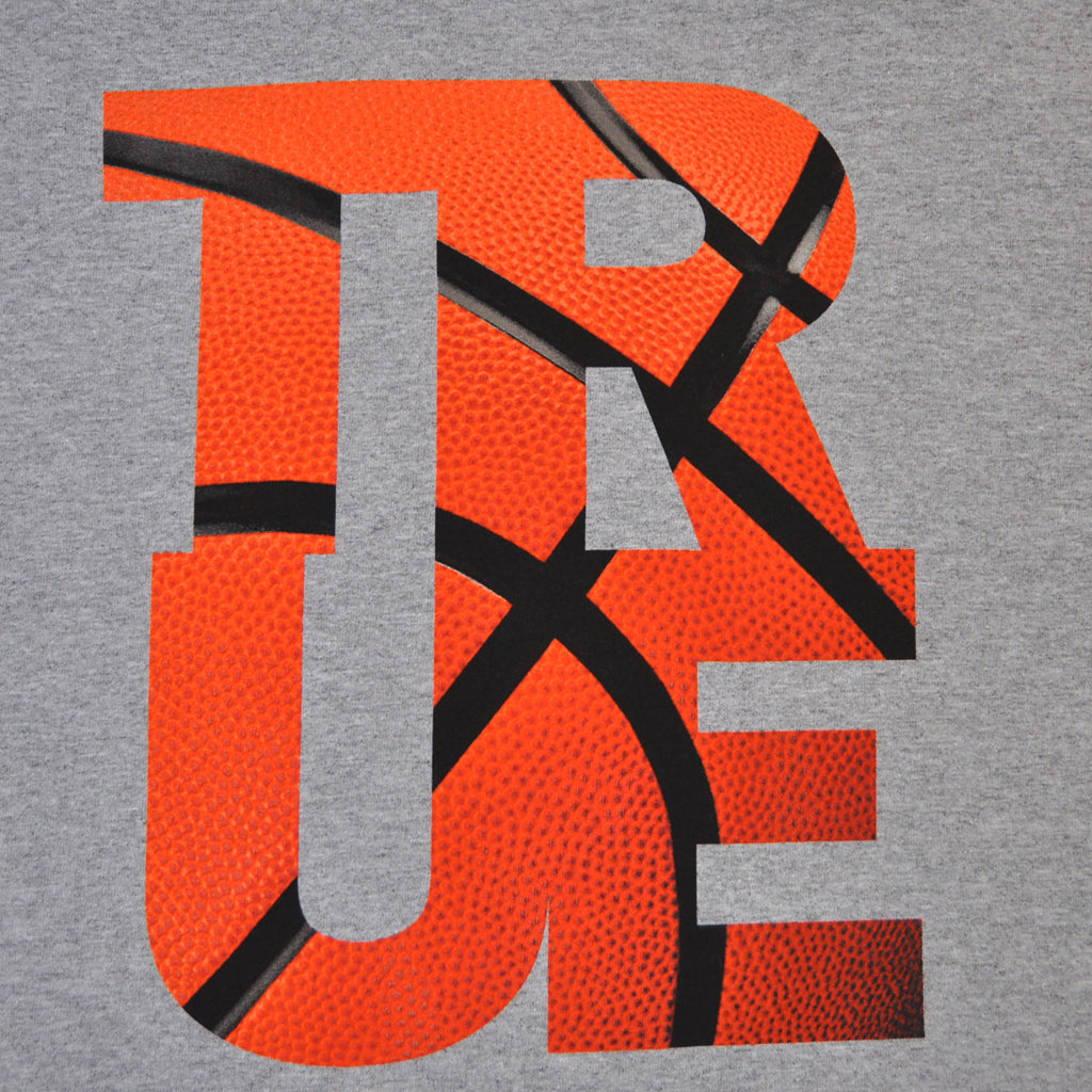 True Mens Basketball T-Shirt Heather Grey - Shop True Clothing