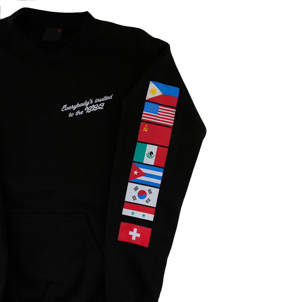 Mens True BBQ Crewneck Sweatshirt Black - Shop True Clothing