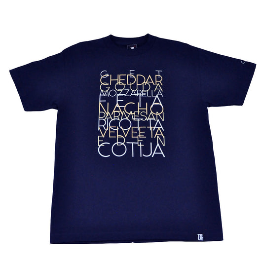 Mens True Cheese T-Shirt Navy - Shop True Clothing